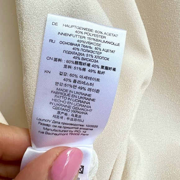 IRO Paris Caspian cream jumpsuit FR 34 / US 2 - Picture 14 of 14